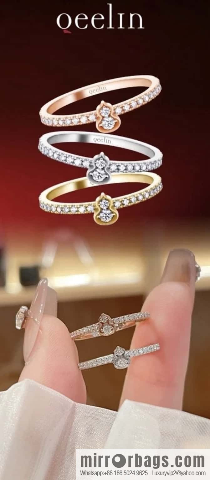 ❗️New ❗️ ☀️ Qeelin Petite Wulu Full Diamond Gourd Ring ☀️