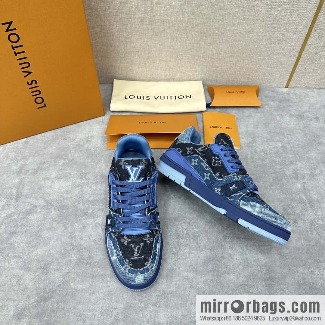 ππL home new product L * V~ new TRAINER series sports shoes (denim) 1AC4YR