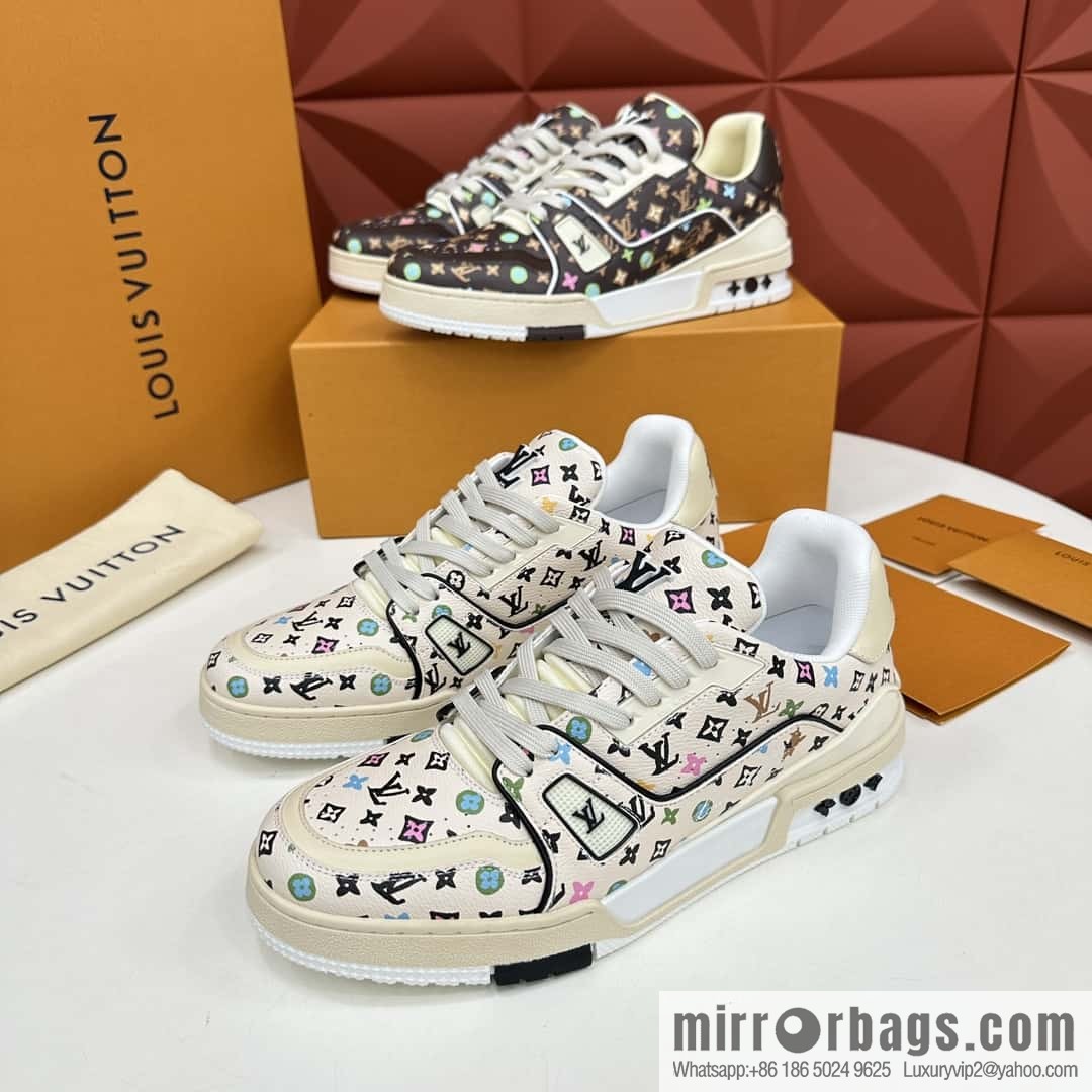 💋💍L new TRAINER sports shoes series 1ACXBE LV TRAINER sports shoes