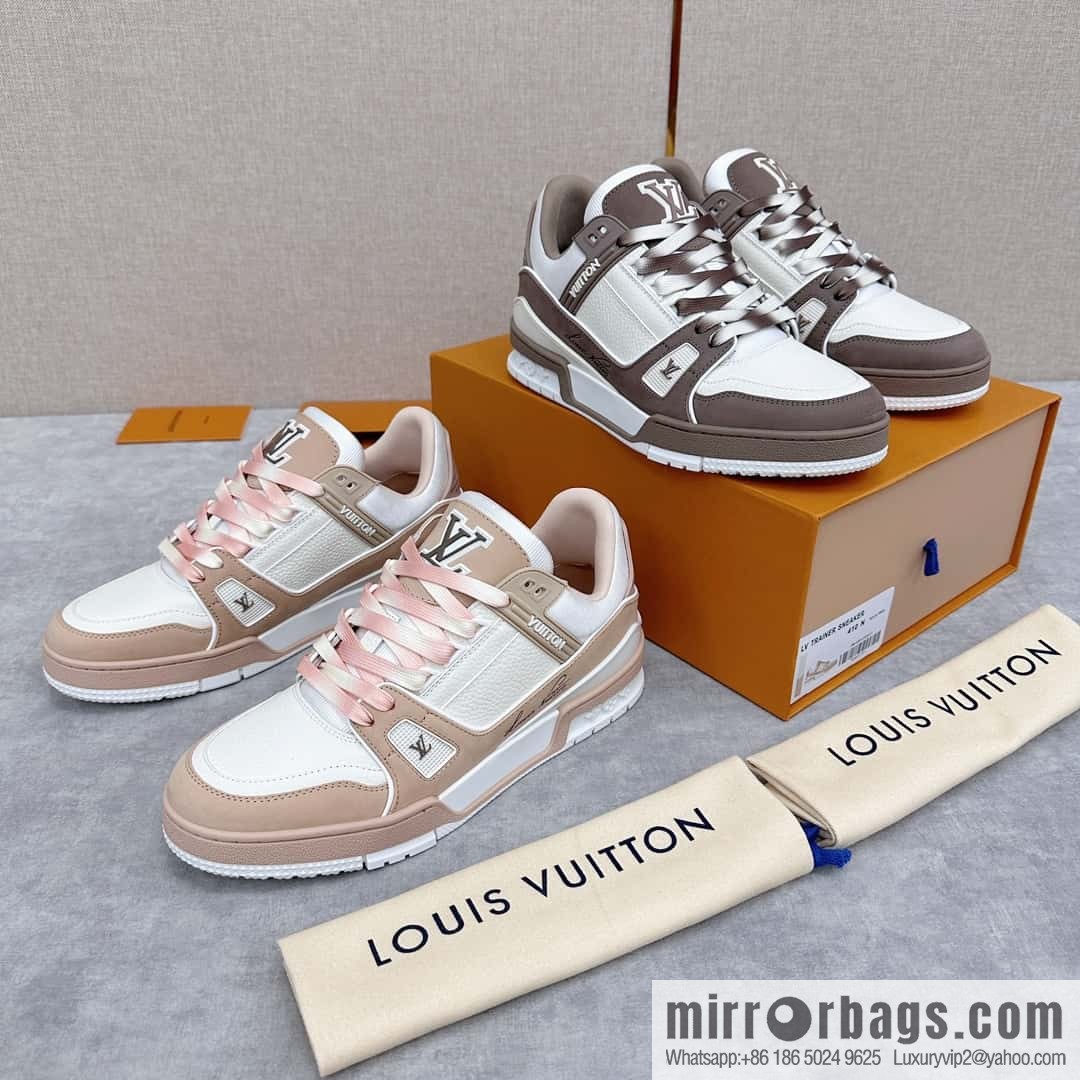 💋💍L new products L * V Louis~ new products of the season are on the shelves TRAINER series sports shoes 1ACWBX