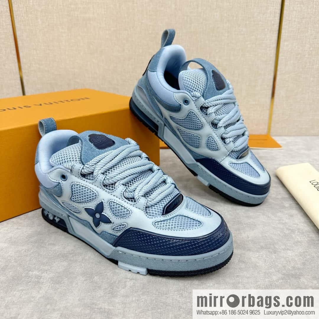 ππL home new products L * V SKATE washing gradual change sports shoes series 1ACQML new LV SKATE sports shoes of the season