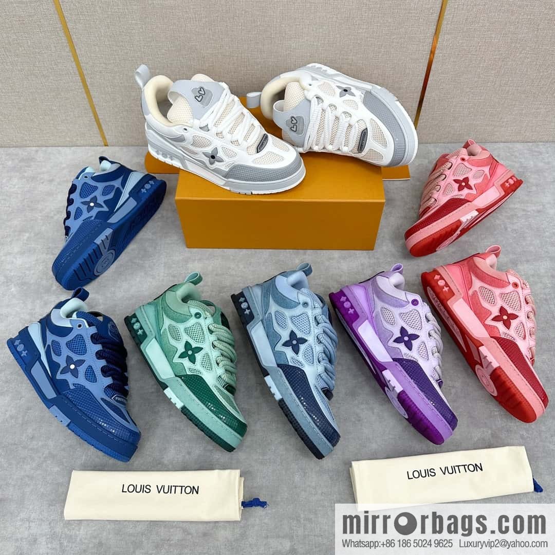 ππL home new products L * V SKATE washing gradual change sports shoes series 1ACQML new LV SKATE sports shoes of the season