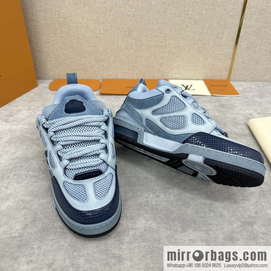 ππL home new products L * V SKATE washing gradual change sports shoes series 1ACQML new LV SKATE sports shoes of the season