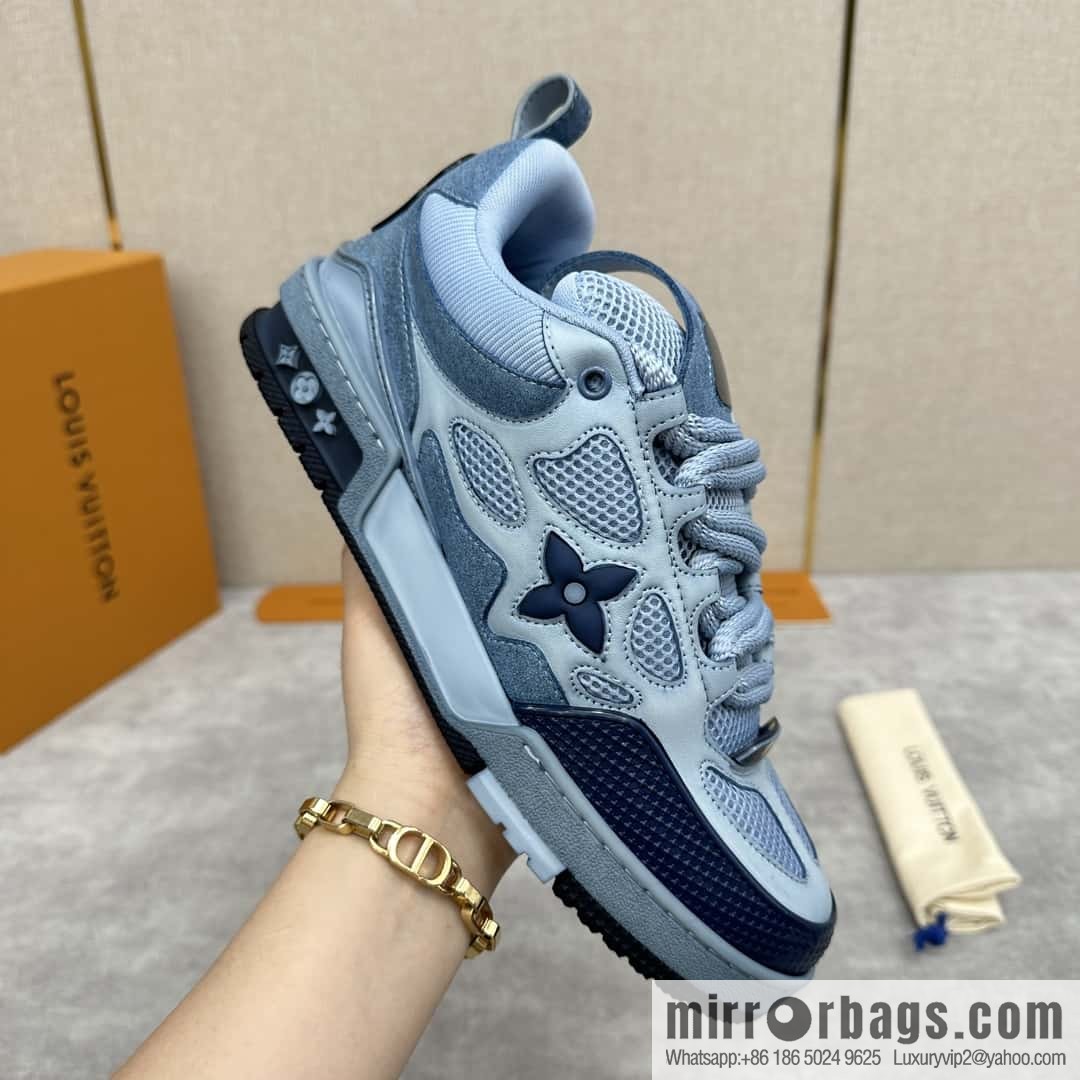 ππL home new products L * V SKATE washing gradual change sports shoes series 1ACQML new LV SKATE sports shoes of the season