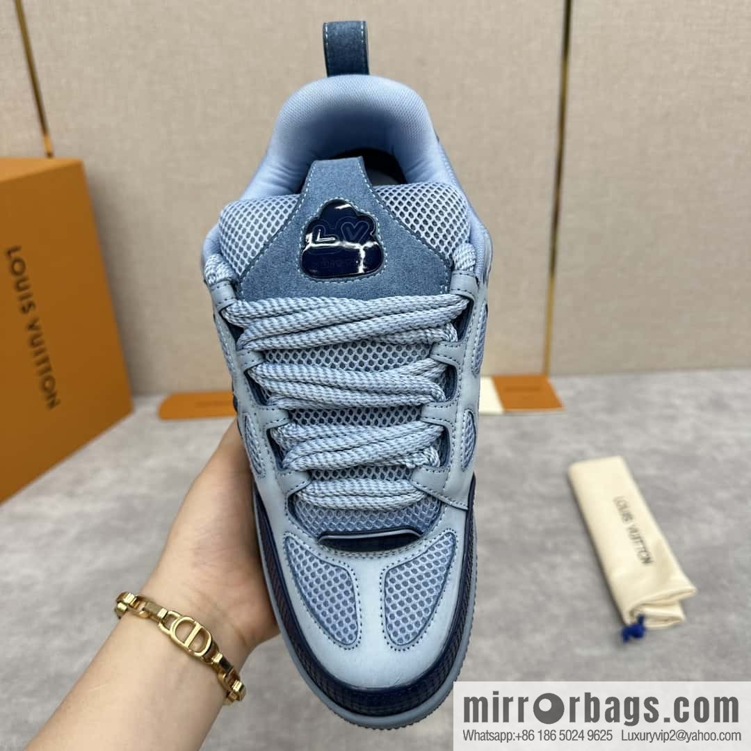 ππL home new products L * V SKATE washing gradual change sports shoes series 1ACQML new LV SKATE sports shoes of the season