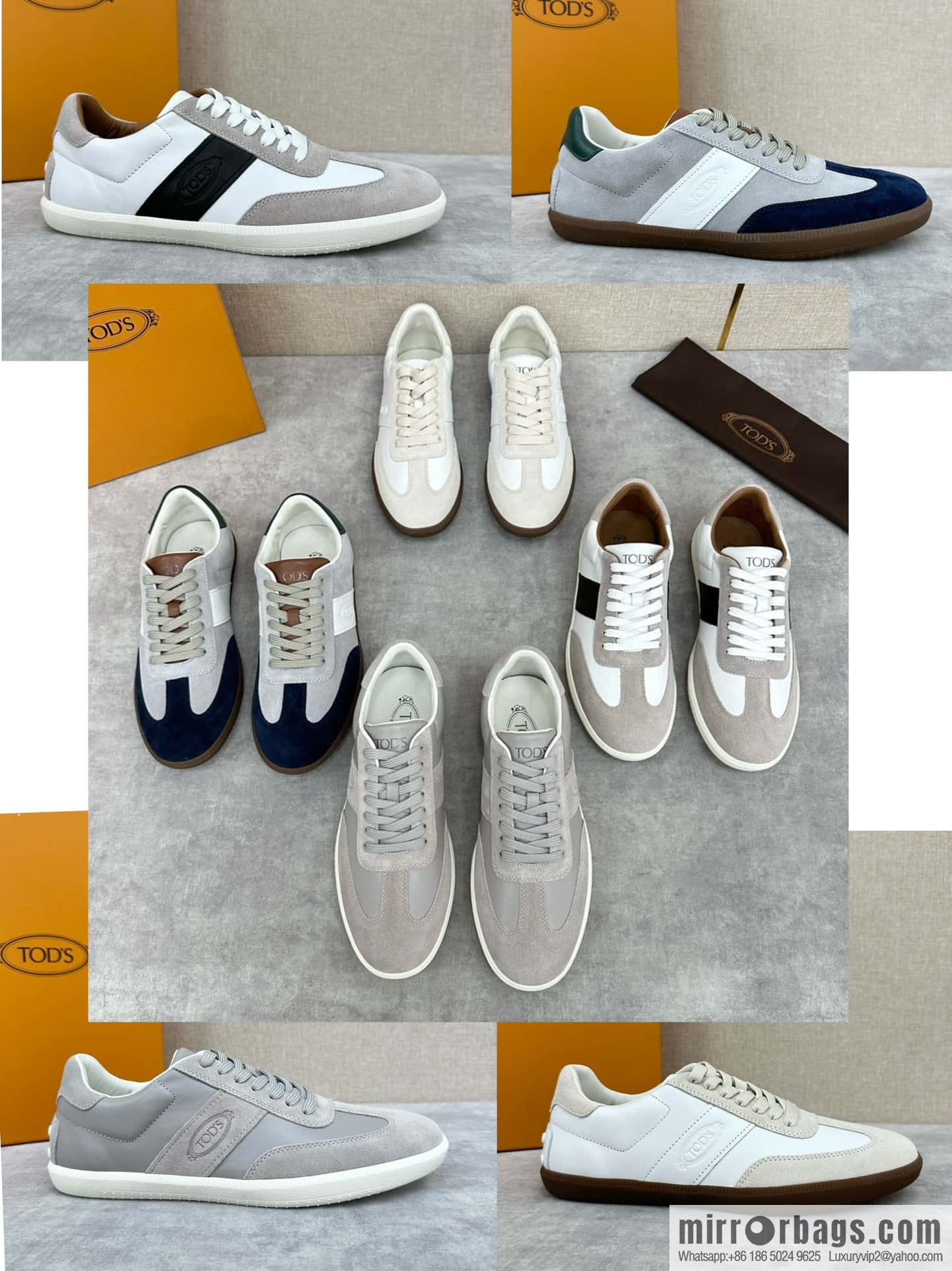 ππTOD * S Todd-S, new products on the shelves Tabs suede leather casual sneakers board shoes