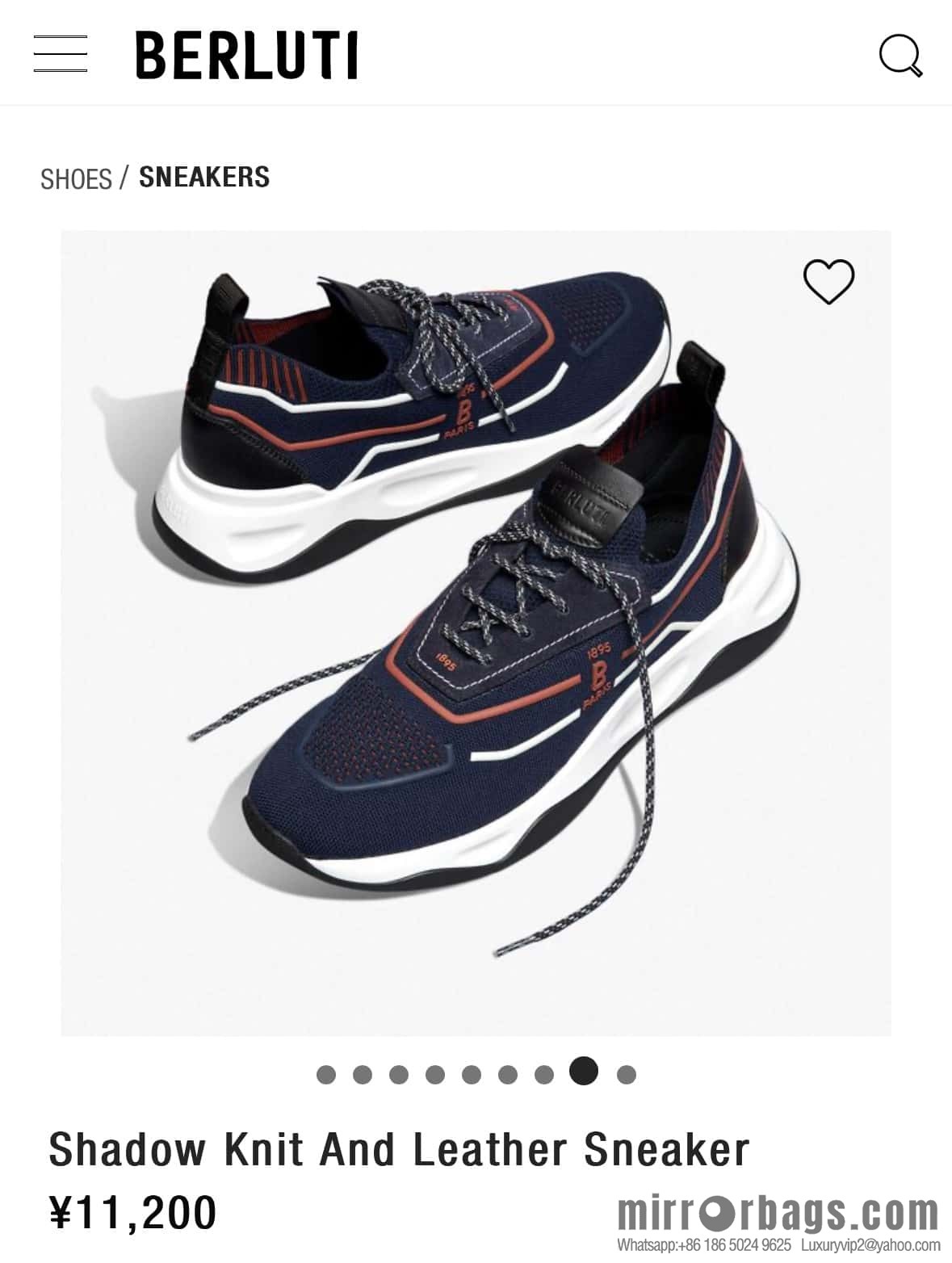 ๐๐Berlut's new Shadow fly-knit sneakers