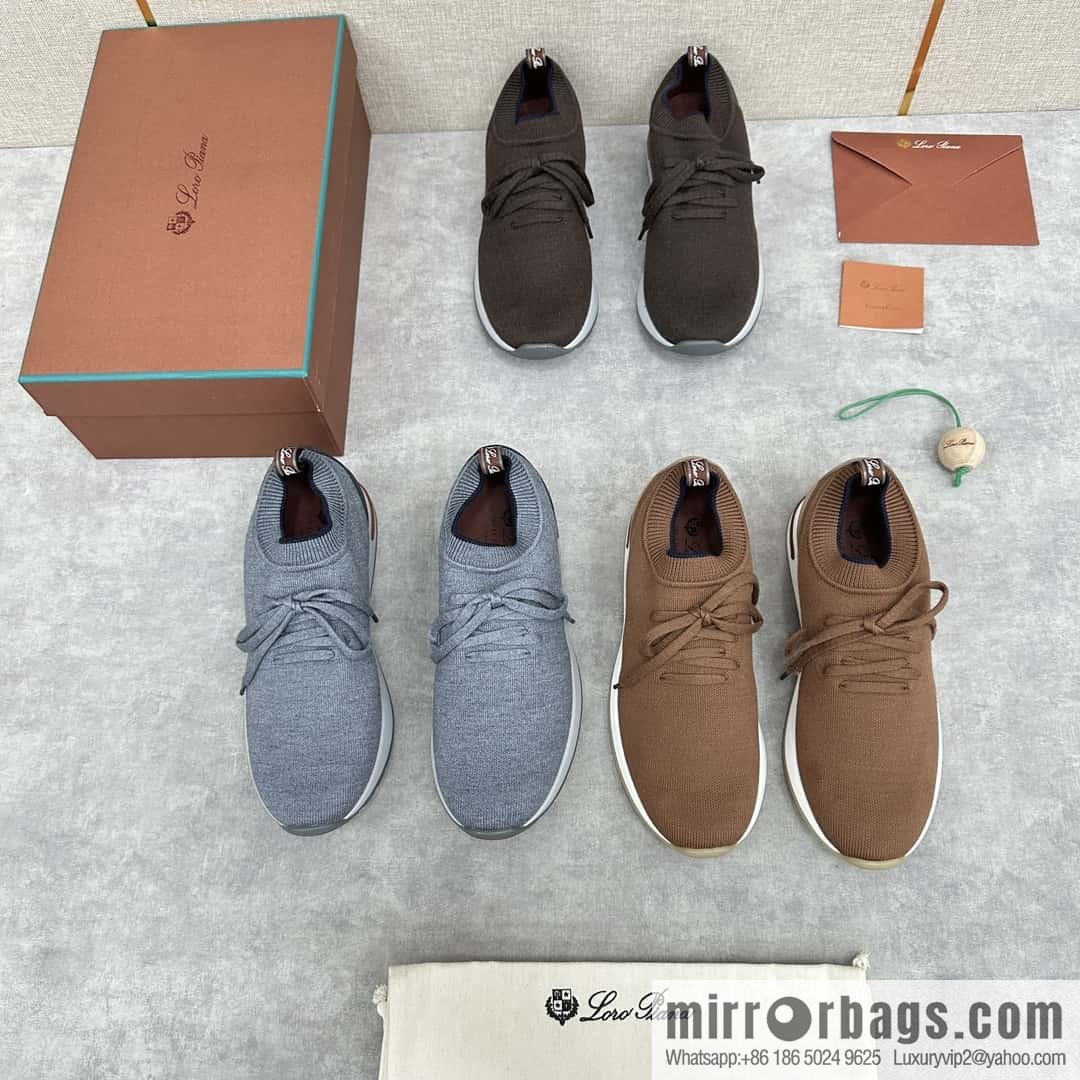 ππ LP New Loro Pian Lp Flexy Active Flying Weave Sneakers