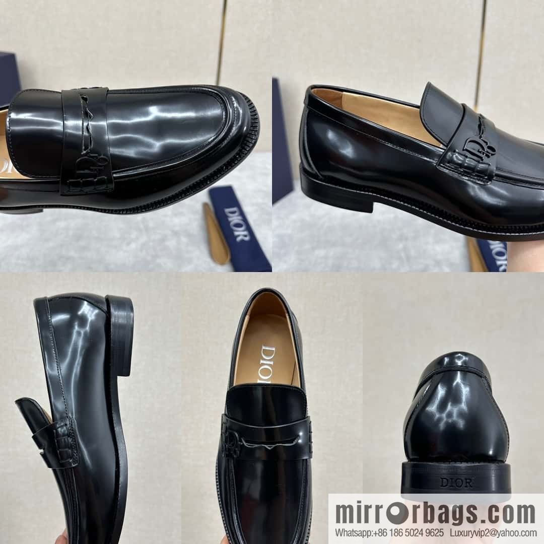 ππ CD Replica Luxury Handbag New Products, Dio Granville Loafers Leather Shoes