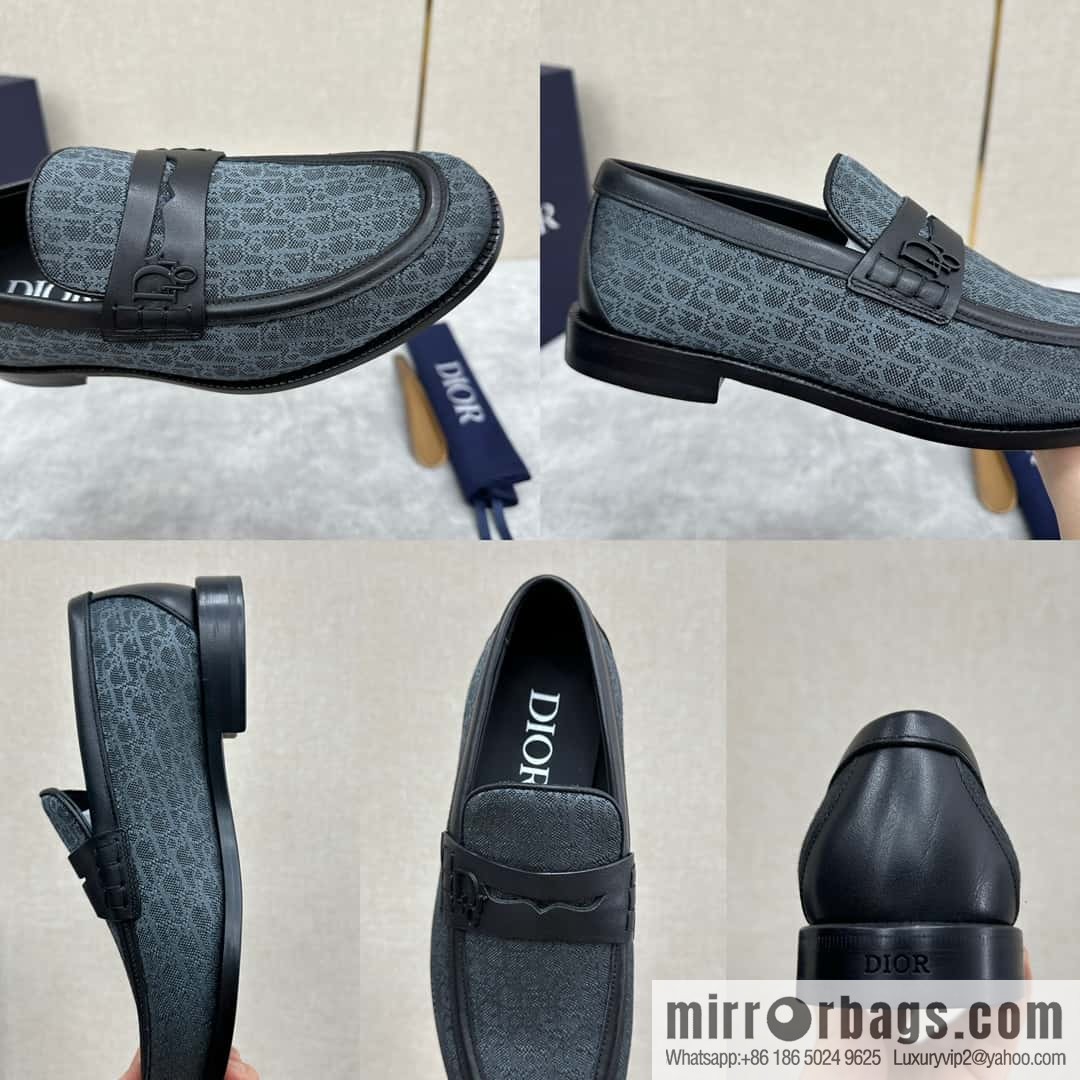ππ CD Replica Luxury Handbag New Products, Dio Granville Loafers Leather Shoes