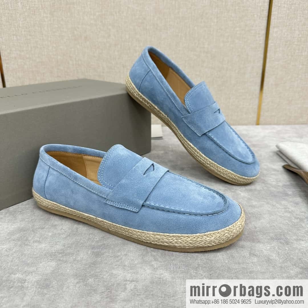 ππBC's new products are on the shelves Brunello Cucinell * straw casual loafers