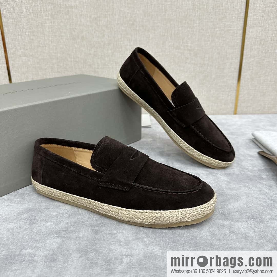 ππBC's new products are on the shelves Brunello Cucinell * straw casual loafers