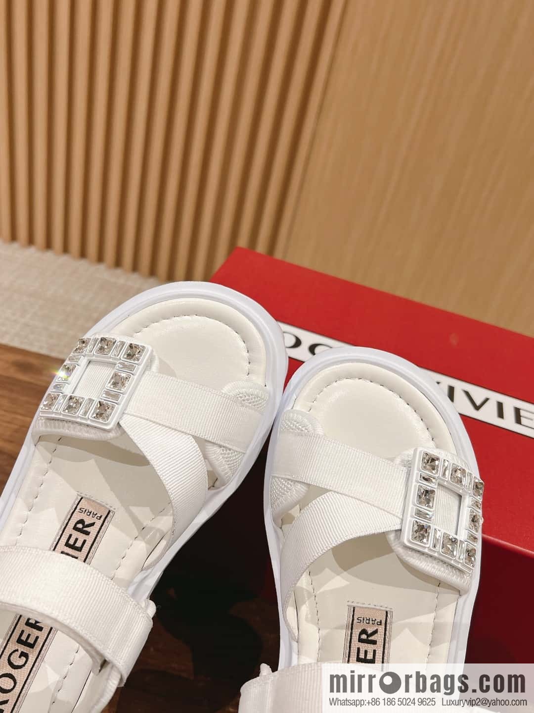 ππ¨π ππ« ππ’π―π’ππ« ππ‘π’ππ€ ππ«ππ€π€π²# Roger Vivia Diamond Button Sandals