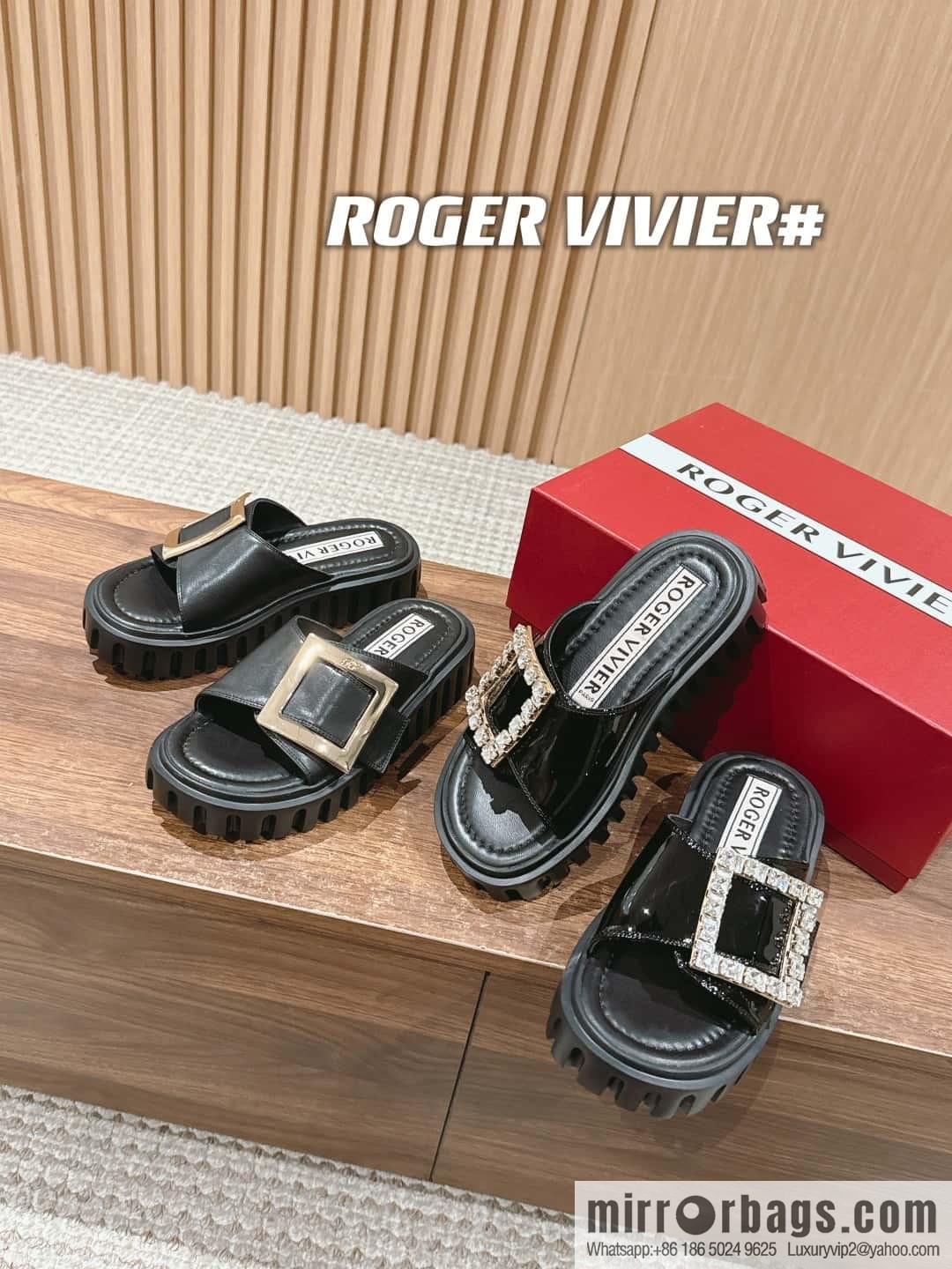 πππππ ππππππ Roger Vivia's new cookie platform slippers
