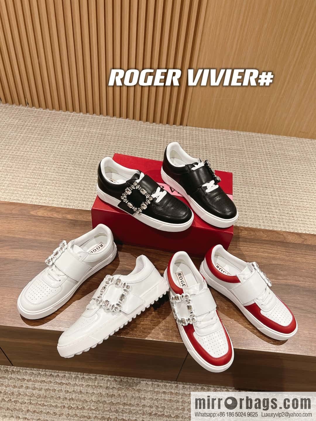 𝐑𝐨𝐠𝐞𝐫 𝐕𝐢𝐯𝐢𝐞𝐫# Roger Vivia's new Zhou Dongyu~ Tang Yan~ Linda's same RV square buckle white shoes