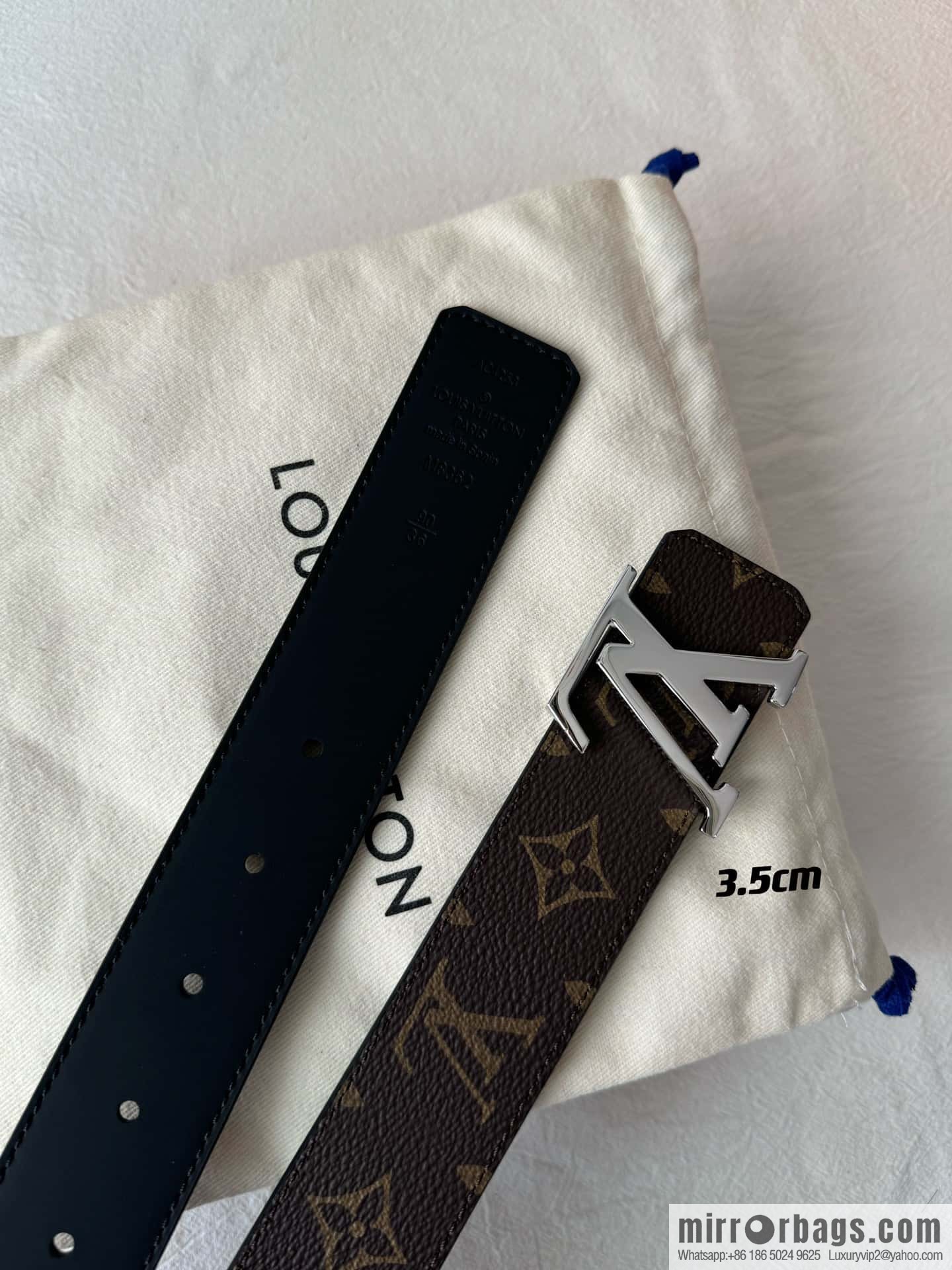 Lv micro-standard double-sided belt 3.5cm