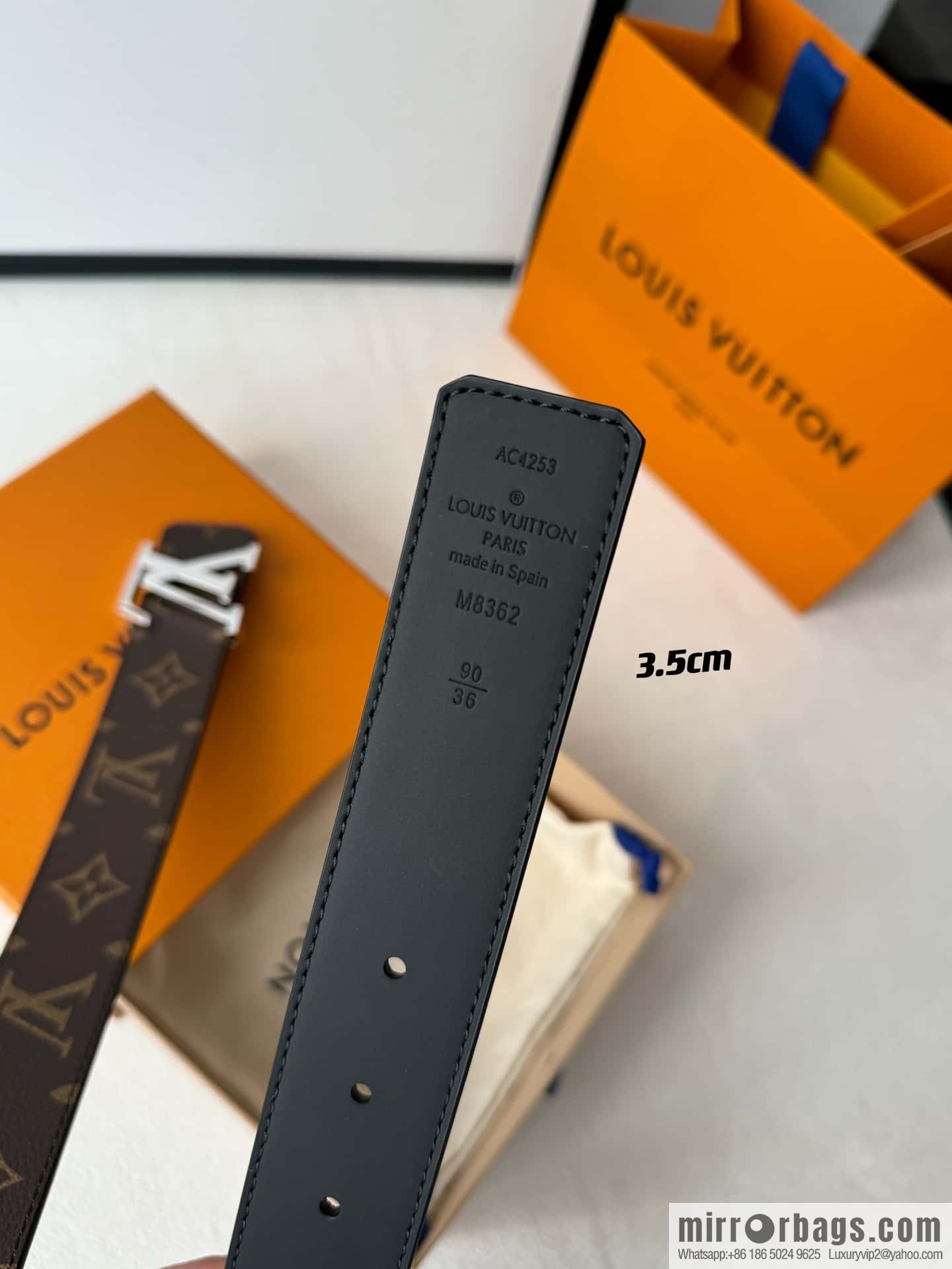 Lv micro-standard double-sided belt 3.5cm