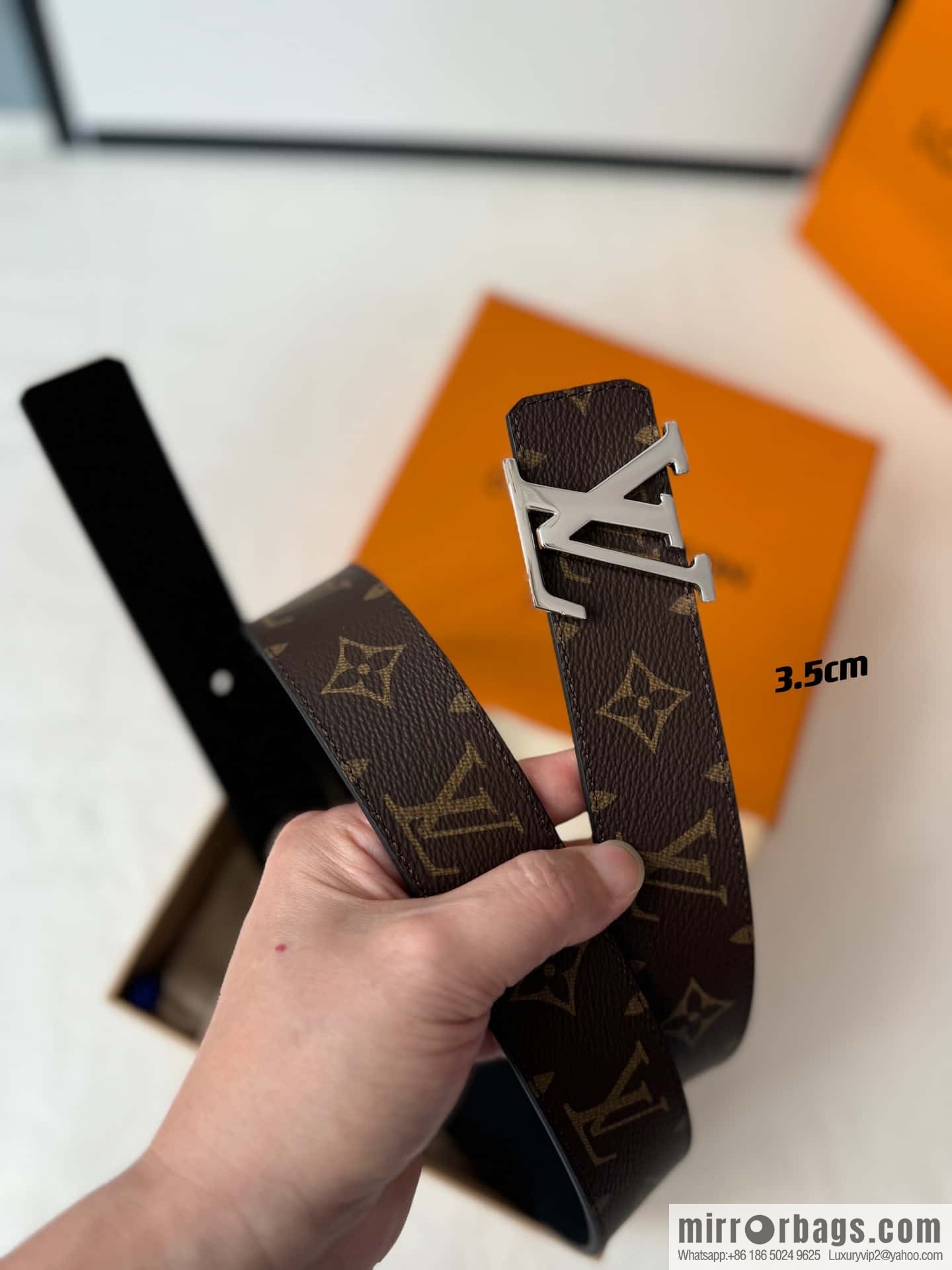 Lv micro-standard double-sided belt 3.5cm