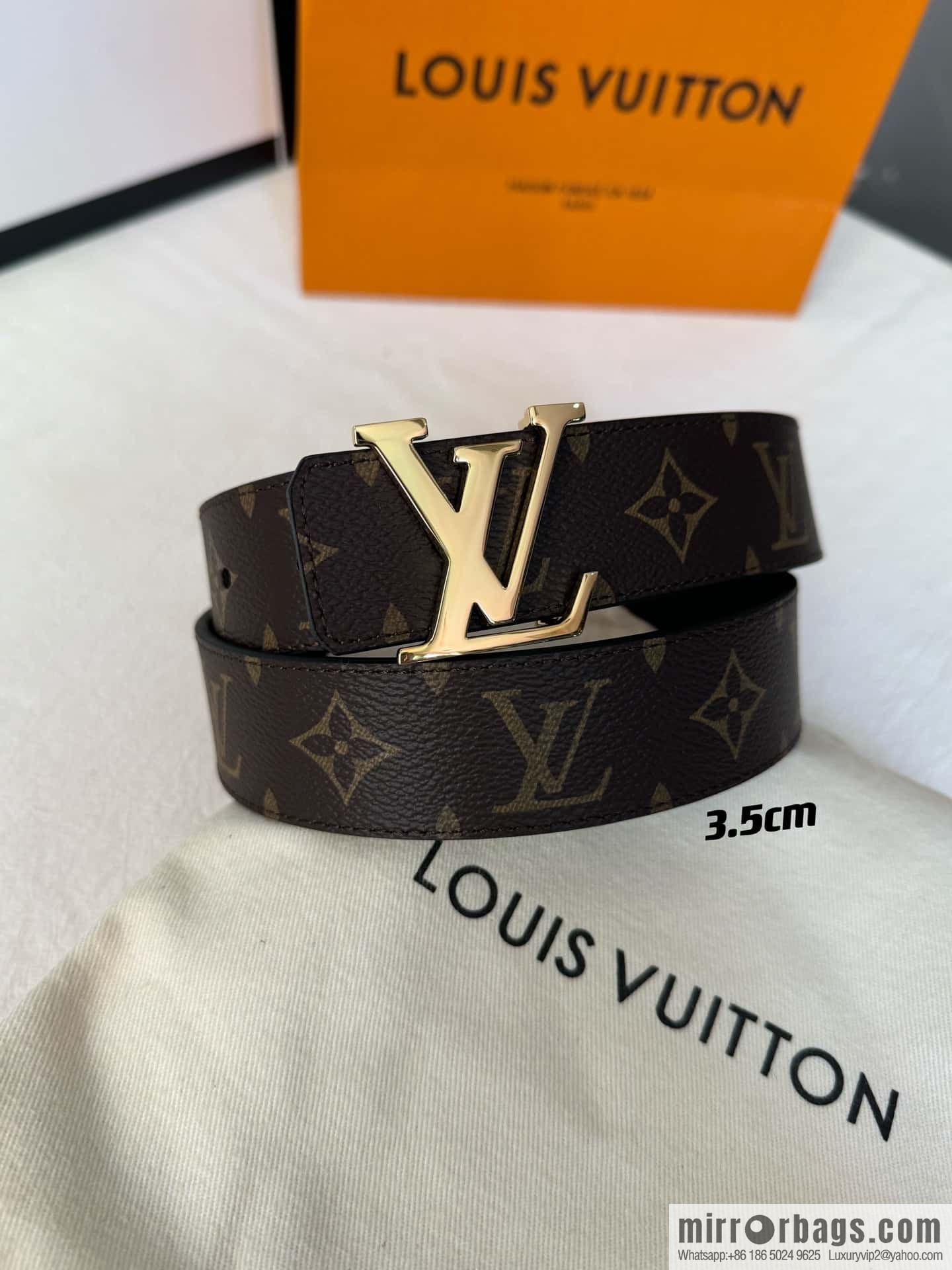 Lv micro-standard double-sided belt 3.5cm