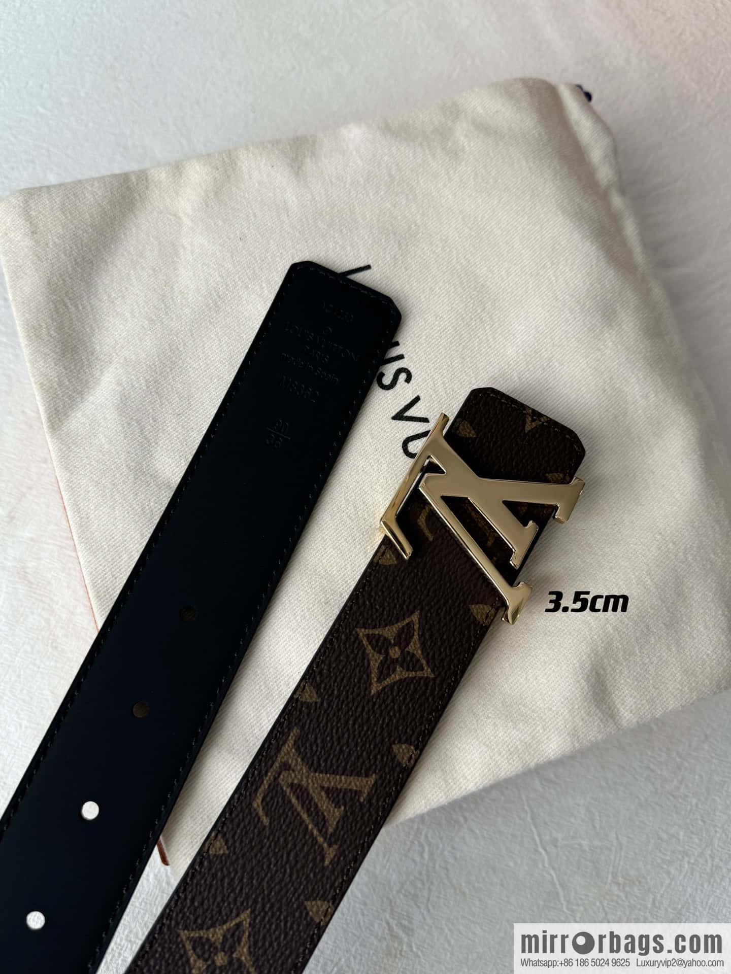Lv micro-standard double-sided belt 3.5cm