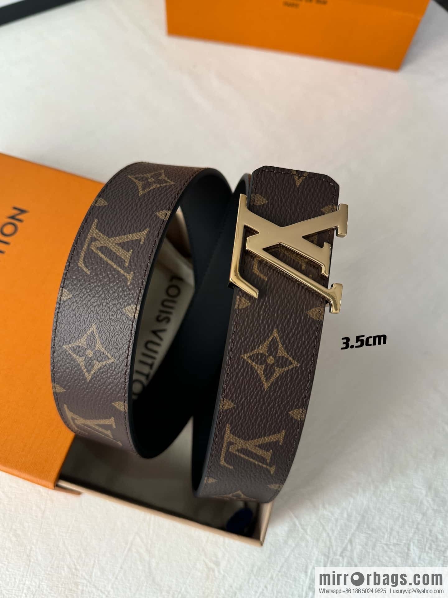 Lv micro-standard double-sided belt 3.5cm