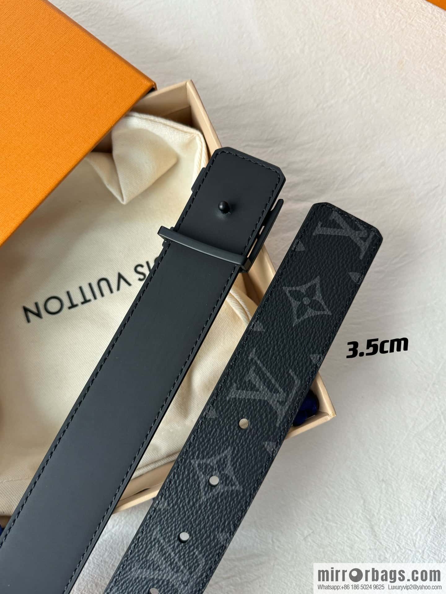 Lv micro-standard double-sided belt 3.5cm