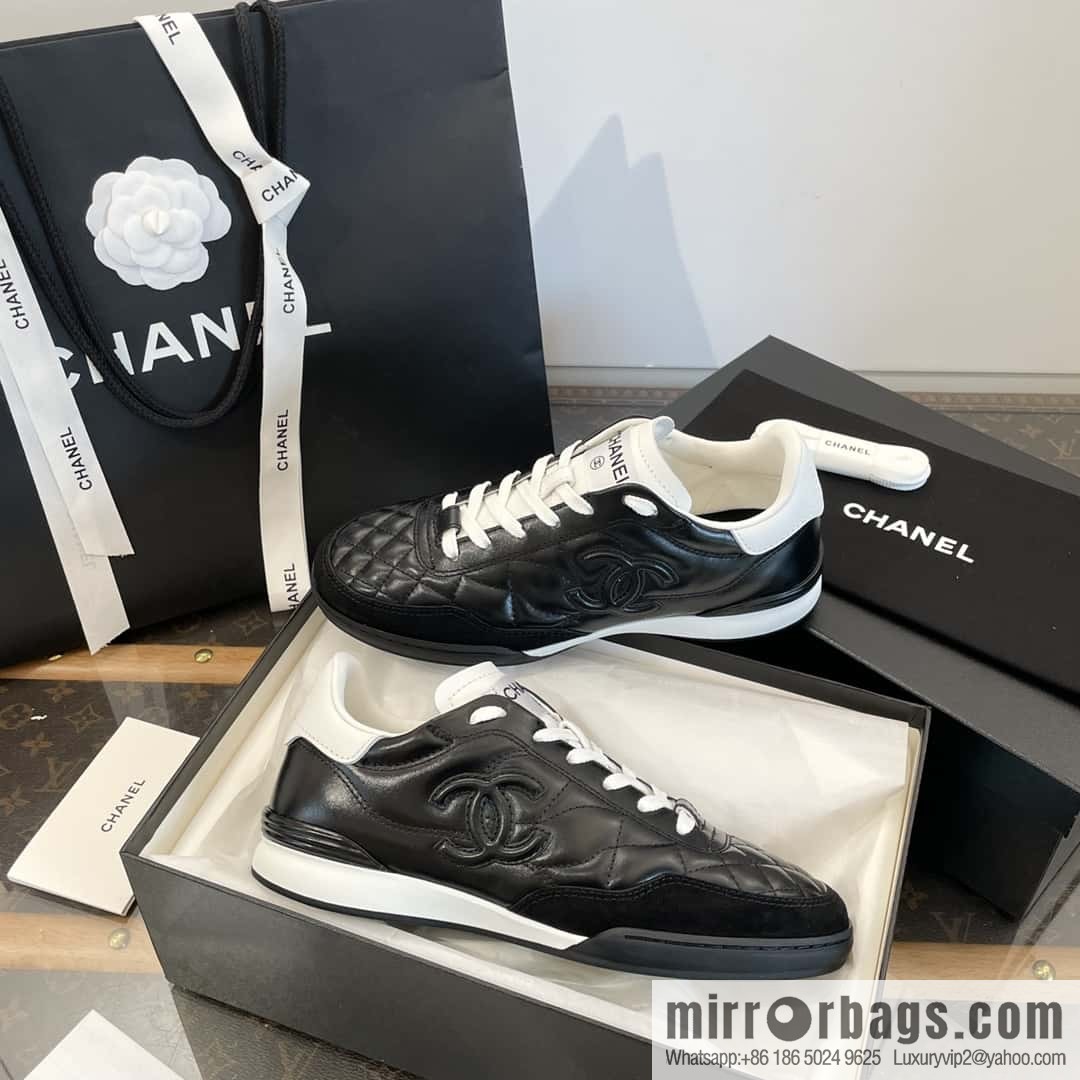 CHANEL Xiaoxiang Latest rhombus third generation, double C football shoes⚽