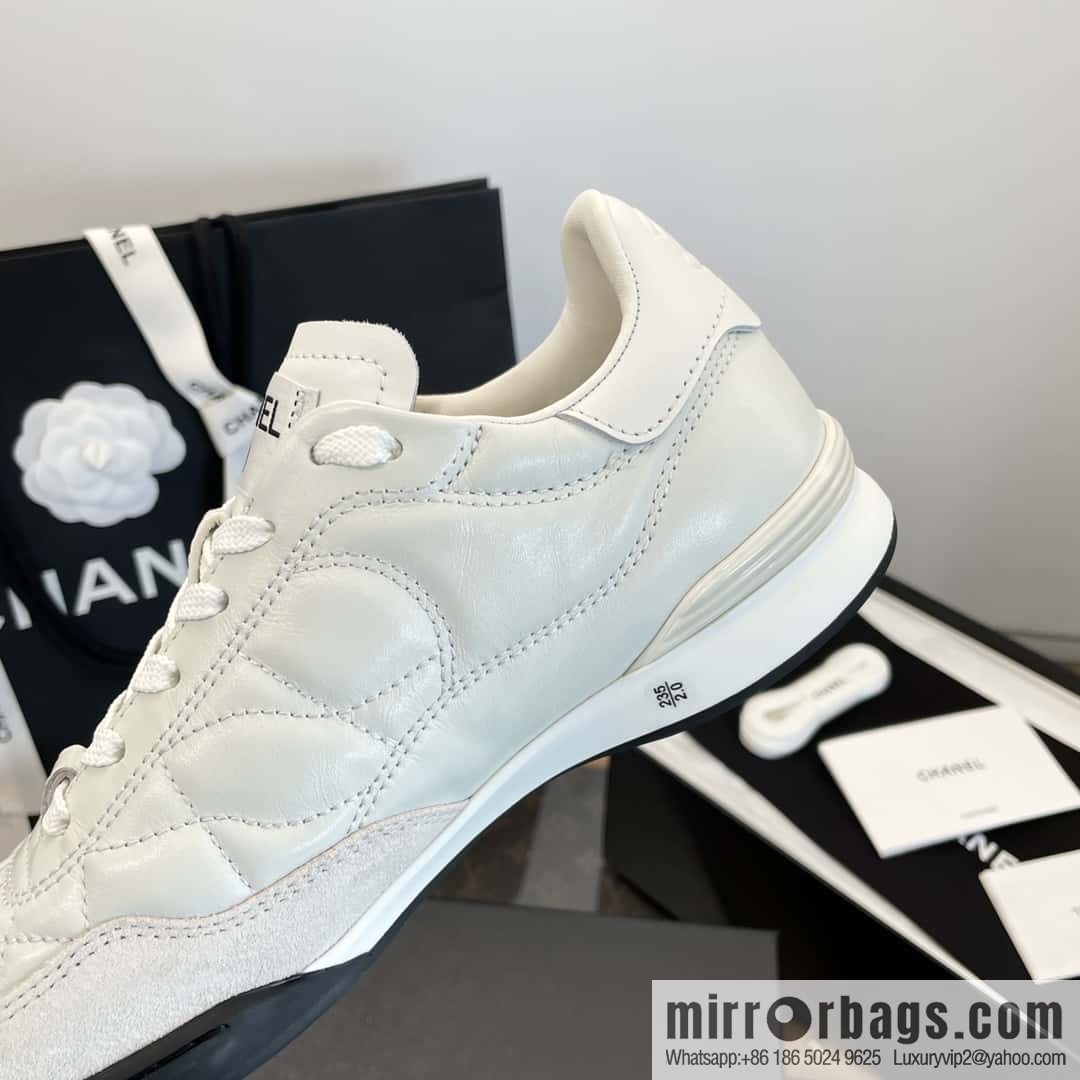 CHANEL Xiaoxiang Latest rhombus third generation, double C football shoes⚽