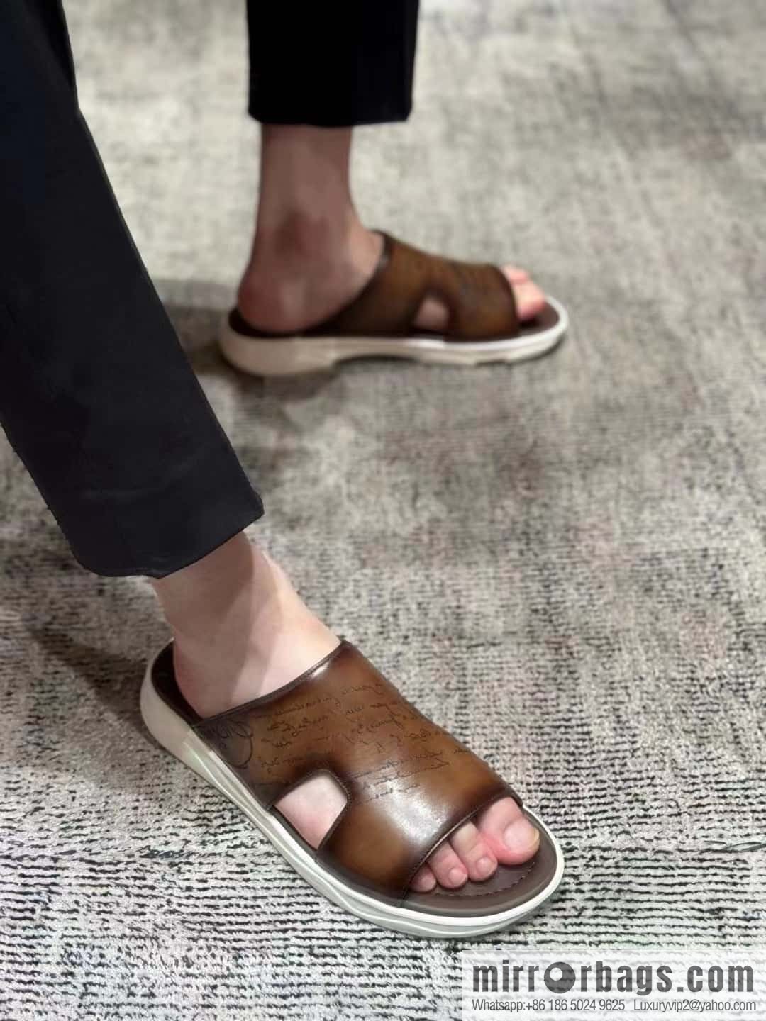 ๐๐Berlut Bruti 2024 Summer New Collection, Inspiration New Season, New Shadow Leather Slippers