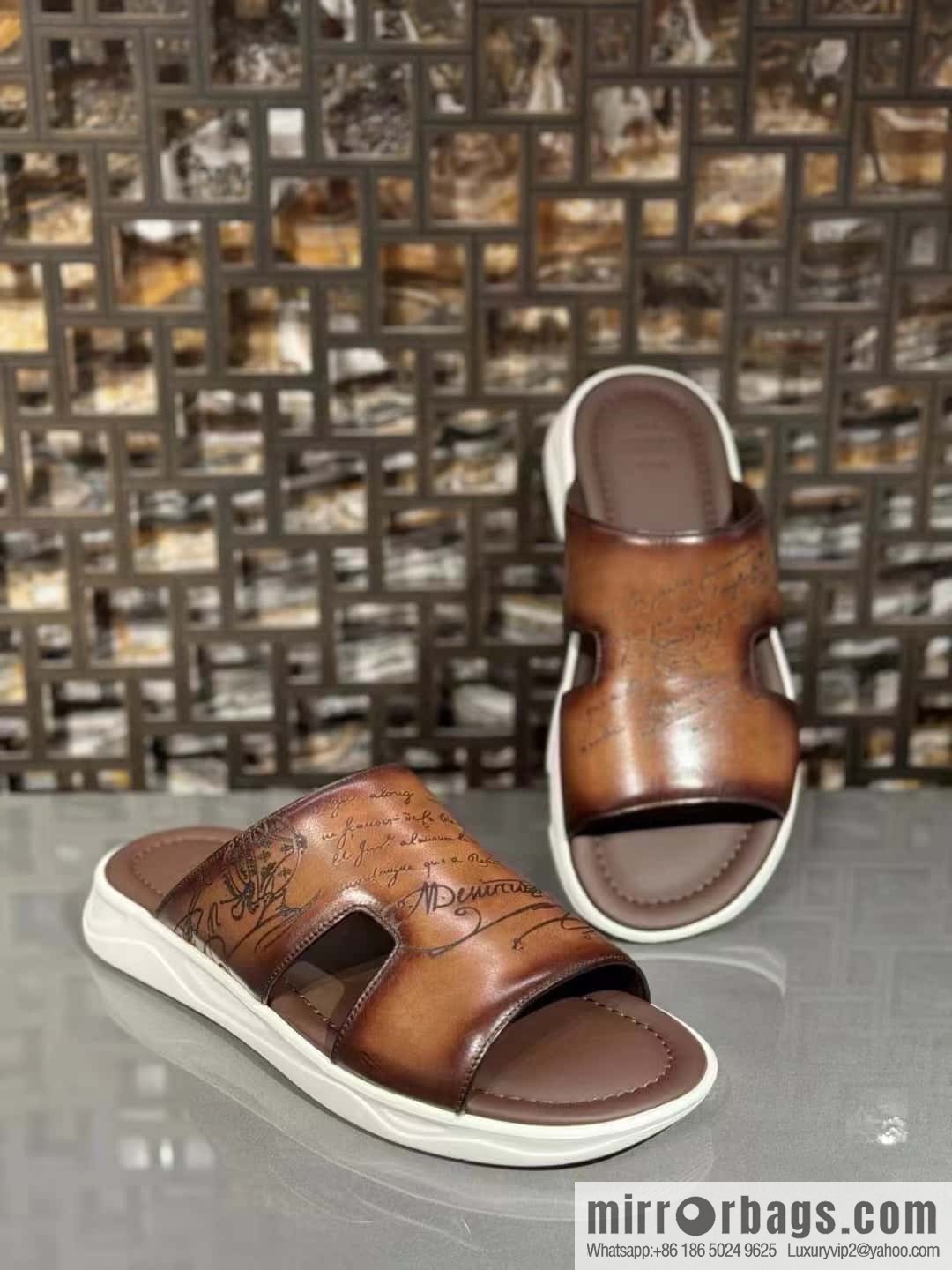 ๐๐Berlut Bruti 2024 Summer New Collection, Inspiration New Season, New Shadow Leather Slippers