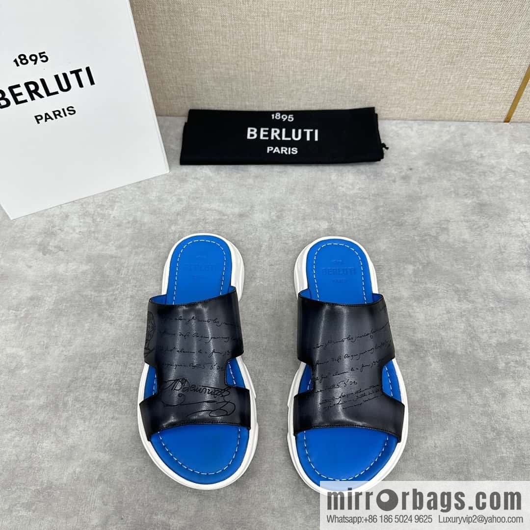 ๐๐Berlut Bruti 2024 Summer New Collection, Inspiration New Season, New Shadow Leather Slippers