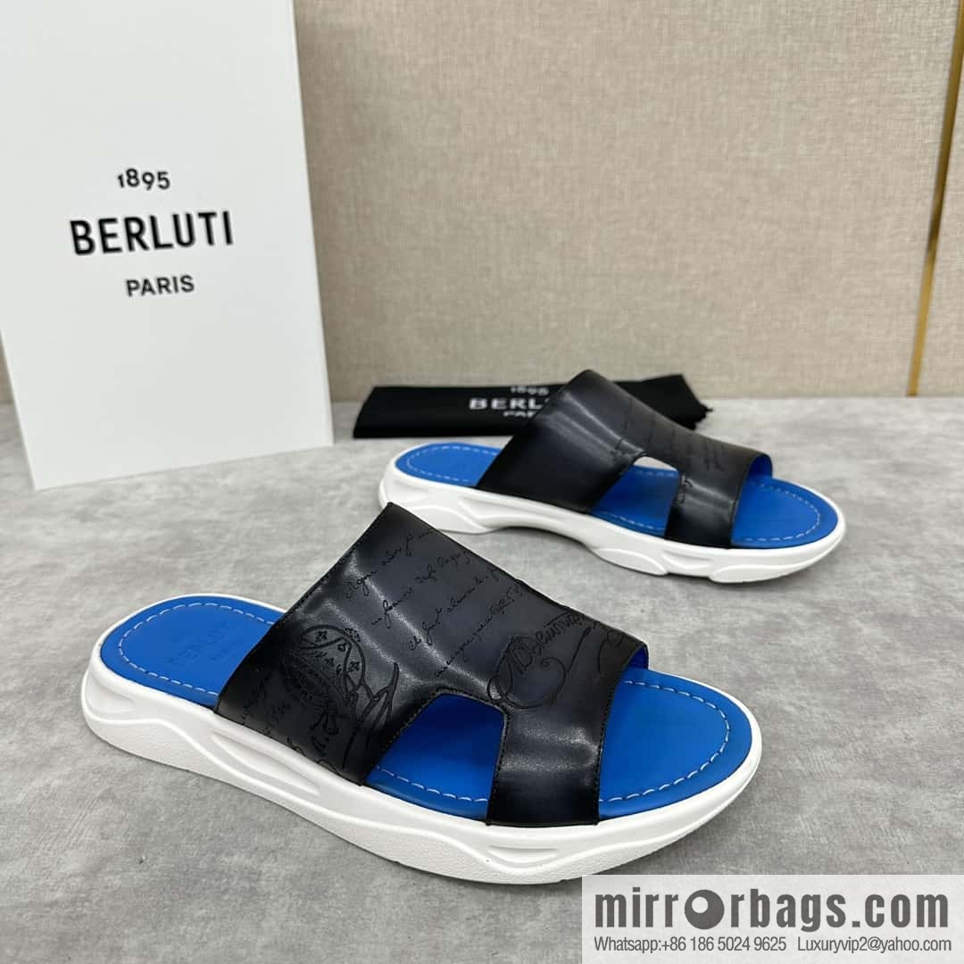 ๐๐Berlut Bruti 2024 Summer New Collection, Inspiration New Season, New Shadow Leather Slippers