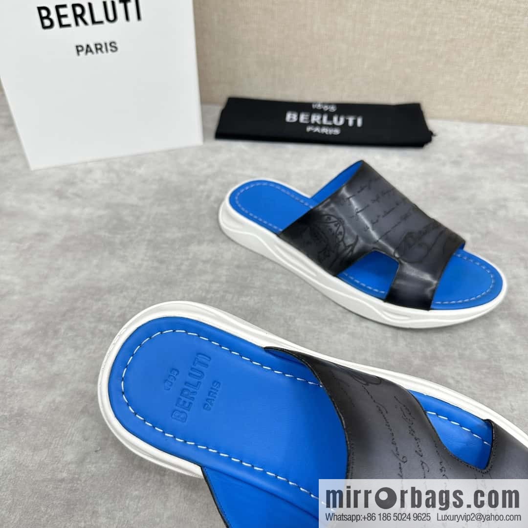 ๐๐Berlut Bruti 2024 Summer New Collection, Inspiration New Season, New Shadow Leather Slippers