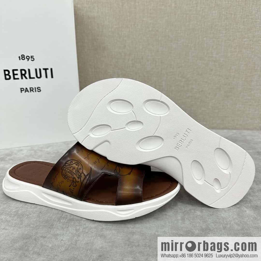 ๐๐Berlut Bruti 2024 Summer New Collection, Inspiration New Season, New Shadow Leather Slippers