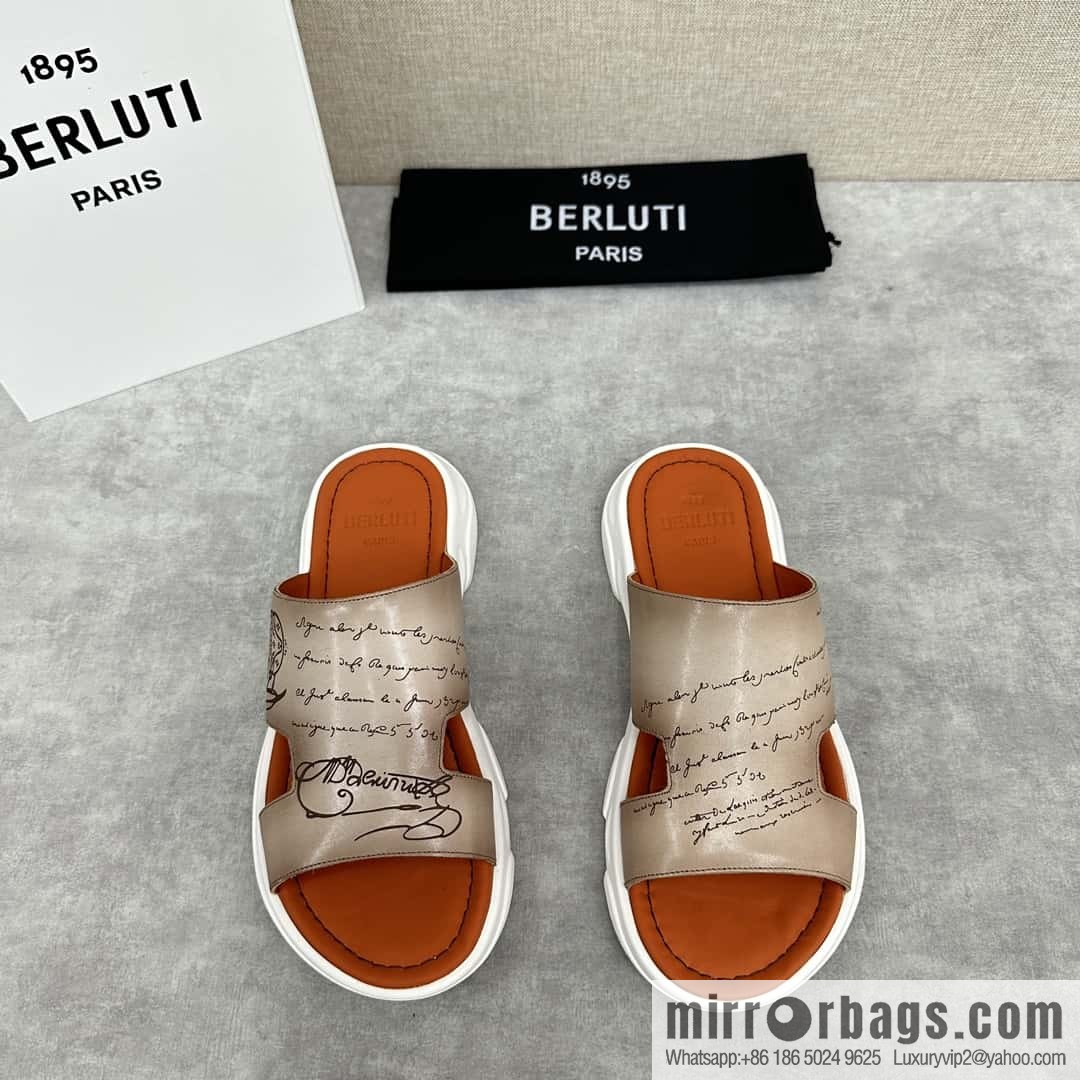 ๐๐Berlut Bruti 2024 Summer New Collection, Inspiration New Season, New Shadow Leather Slippers