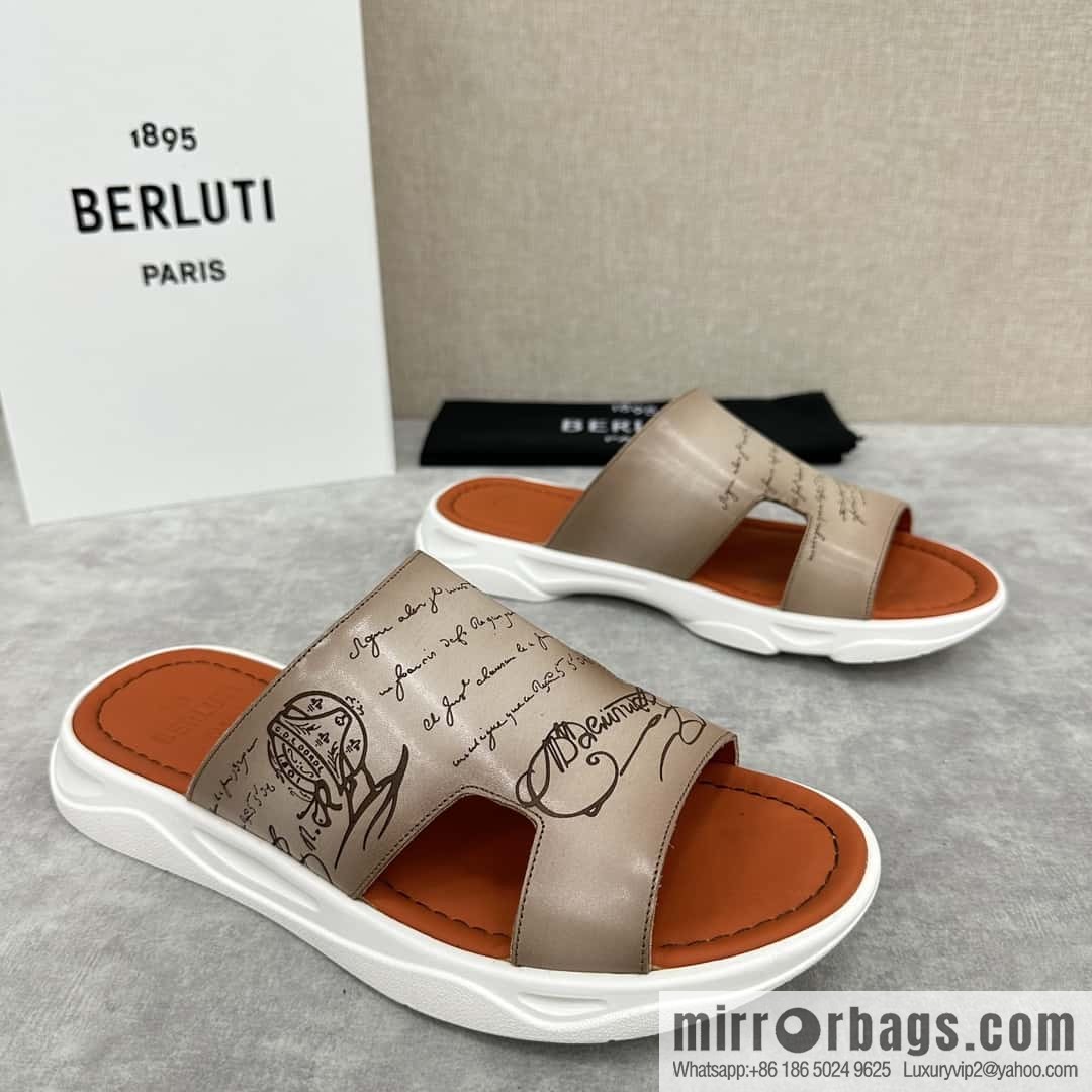 ๐๐Berlut Bruti 2024 Summer New Collection, Inspiration New Season, New Shadow Leather Slippers