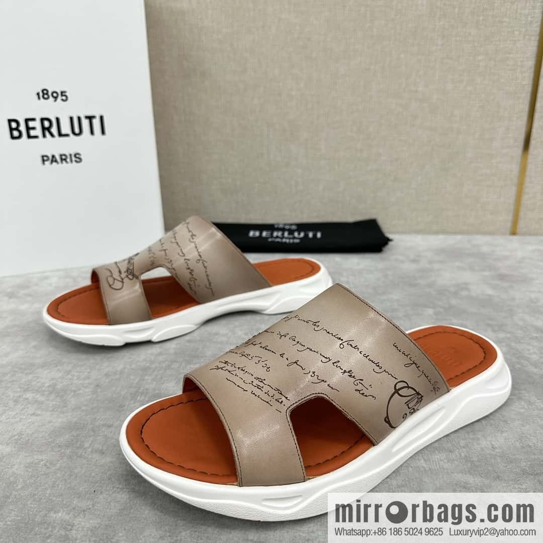 ๐๐Berlut Bruti 2024 Summer New Collection, Inspiration New Season, New Shadow Leather Slippers