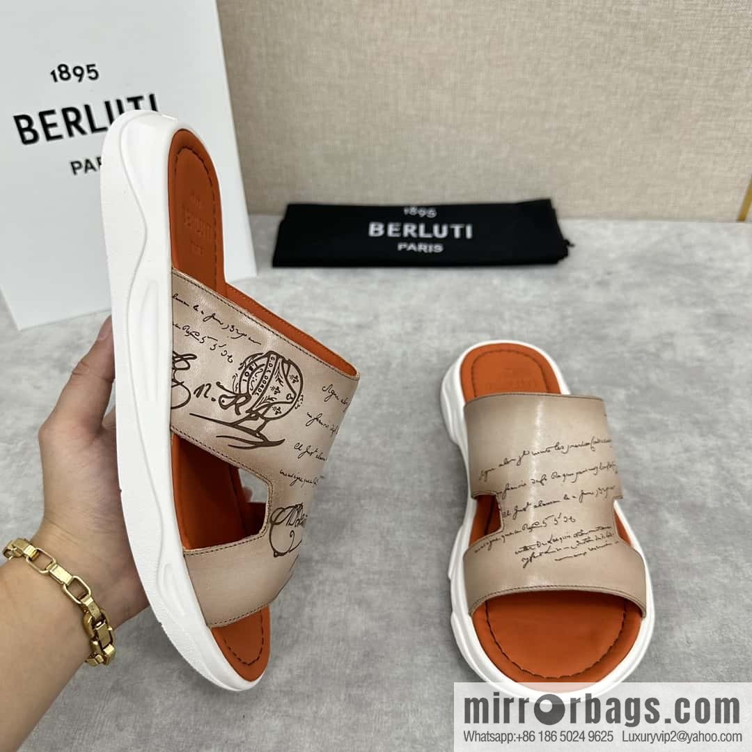 ๐๐Berlut Bruti 2024 Summer New Collection, Inspiration New Season, New Shadow Leather Slippers
