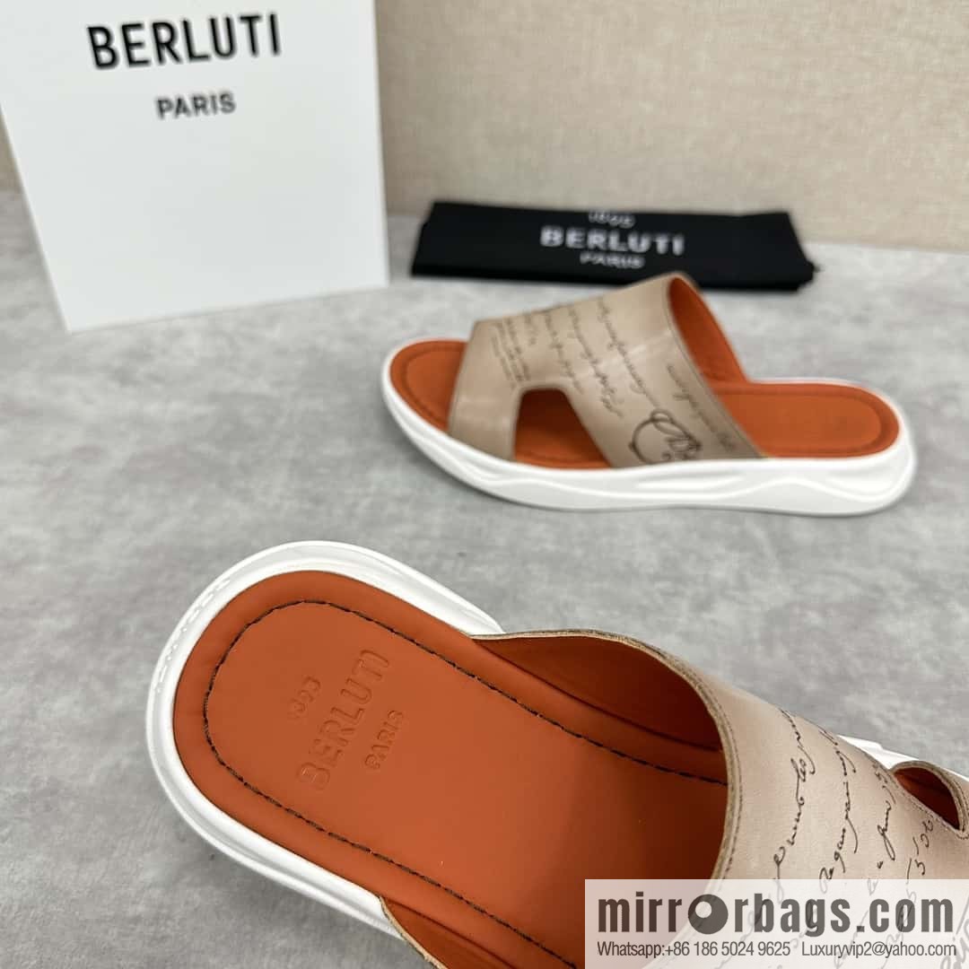 ๐๐Berlut Bruti 2024 Summer New Collection, Inspiration New Season, New Shadow Leather Slippers