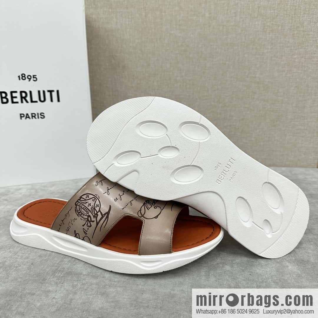 ๐๐Berlut Bruti 2024 Summer New Collection, Inspiration New Season, New Shadow Leather Slippers