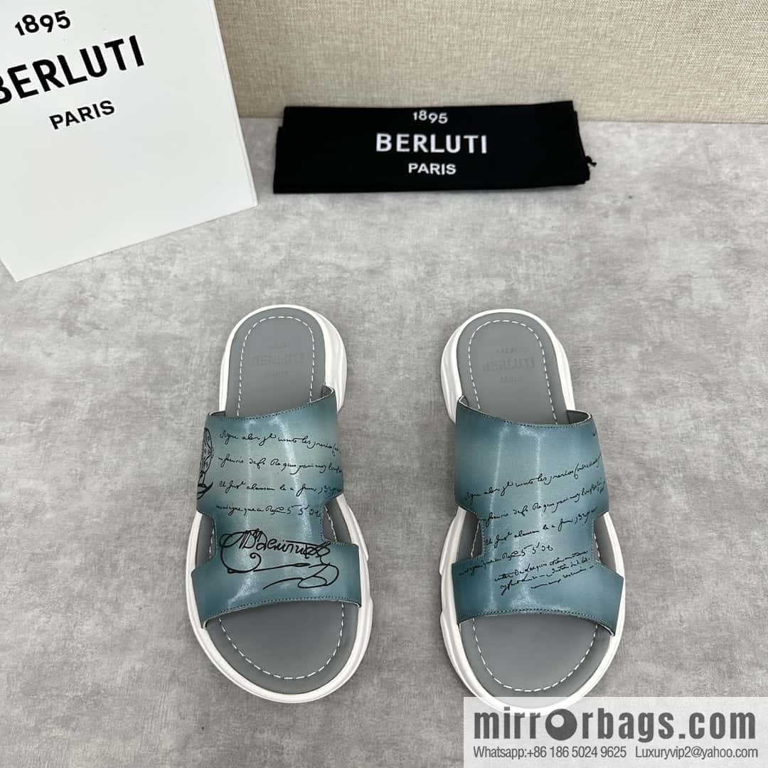 ๐๐Berlut Bruti 2024 Summer New Collection, Inspiration New Season, New Shadow Leather Slippers