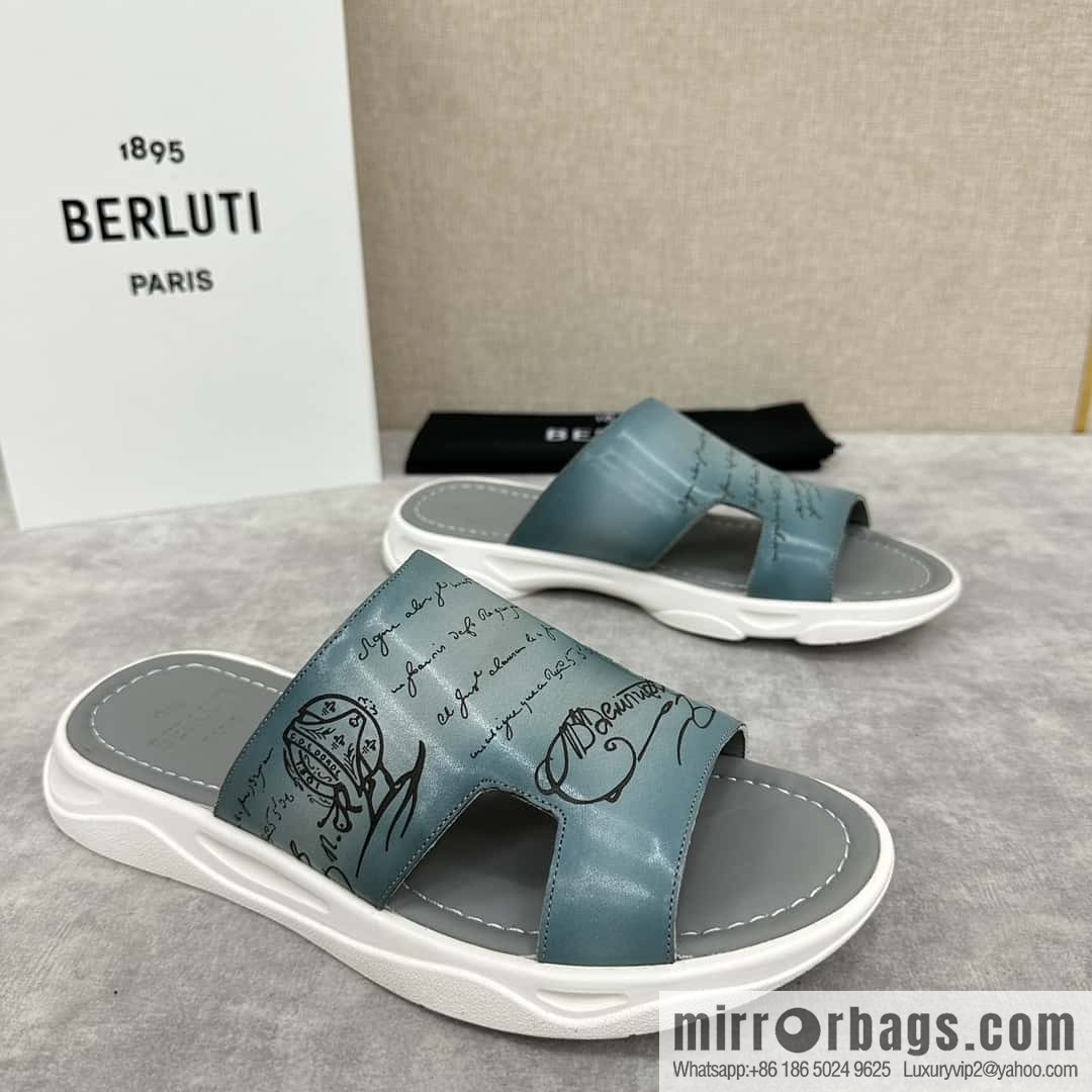 ๐๐Berlut Bruti 2024 Summer New Collection, Inspiration New Season, New Shadow Leather Slippers