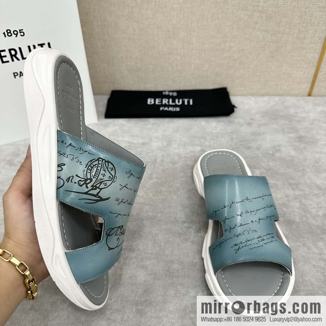 ๐๐Berlut Bruti 2024 Summer New Collection, Inspiration New Season, New Shadow Leather Slippers