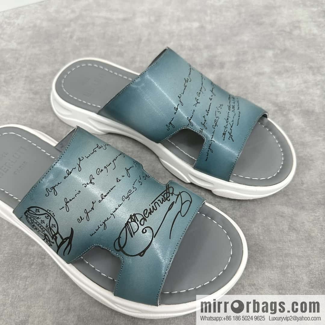 ๐๐Berlut Bruti 2024 Summer New Collection, Inspiration New Season, New Shadow Leather Slippers