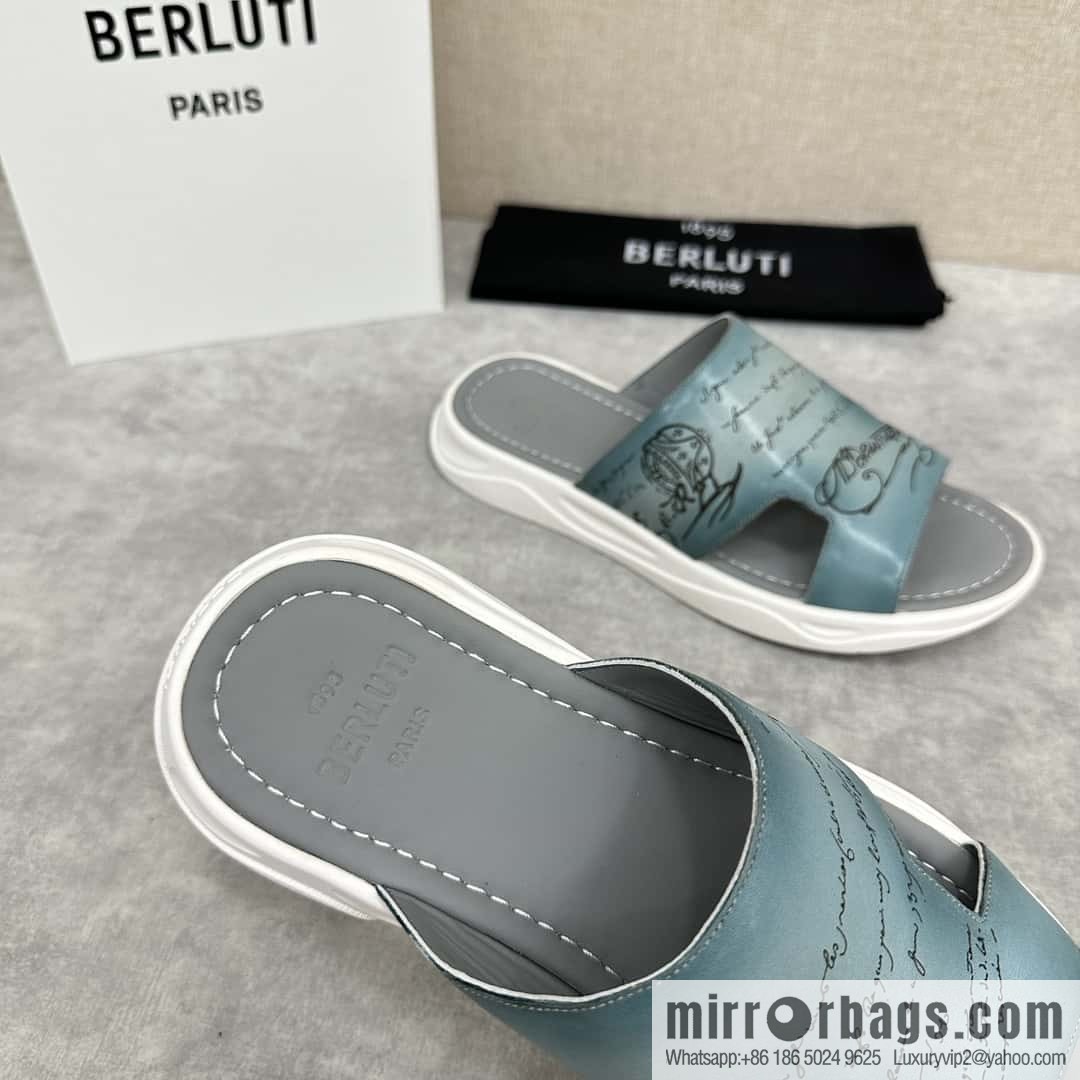 ๐๐Berlut Bruti 2024 Summer New Collection, Inspiration New Season, New Shadow Leather Slippers