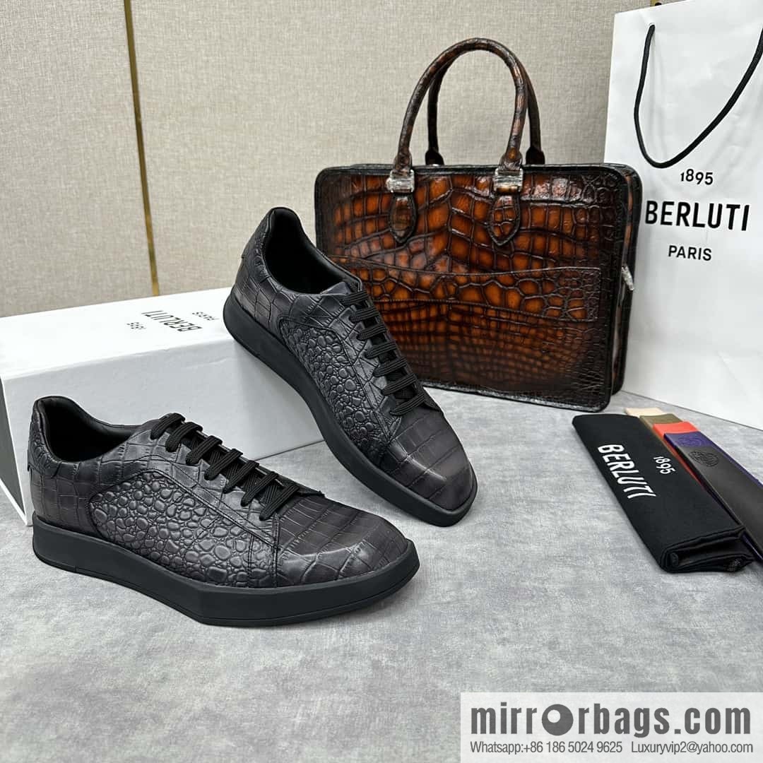 ๐๐Berlut Bruti, Geometric Styling Board Shoes Strike Stellar Casual Shoes Sneakers