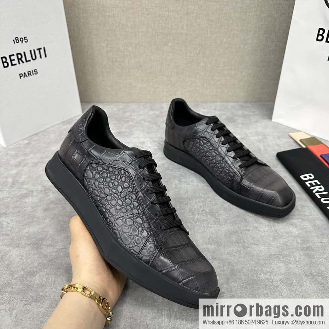 ๐๐Berlut Bruti, Geometric Styling Board Shoes Strike Stellar Casual Shoes Sneakers