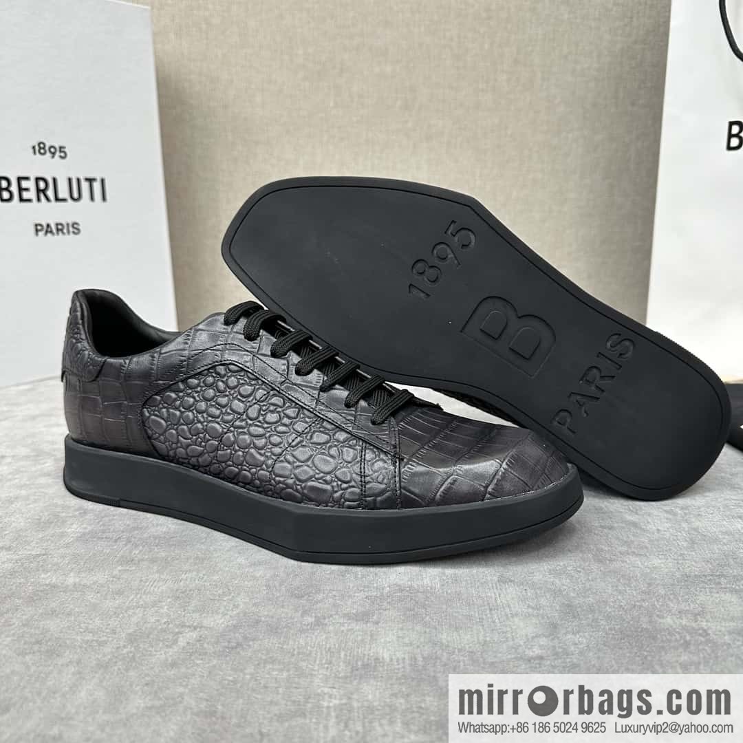 ๐๐Berlut Bruti, Geometric Styling Board Shoes Strike Stellar Casual Shoes Sneakers