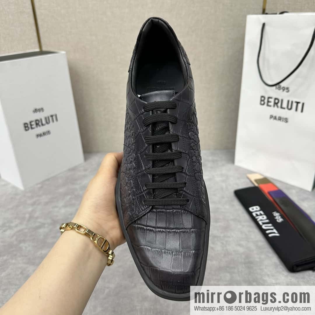 ๐๐Berlut Bruti, Geometric Styling Board Shoes Strike Stellar Casual Shoes Sneakers