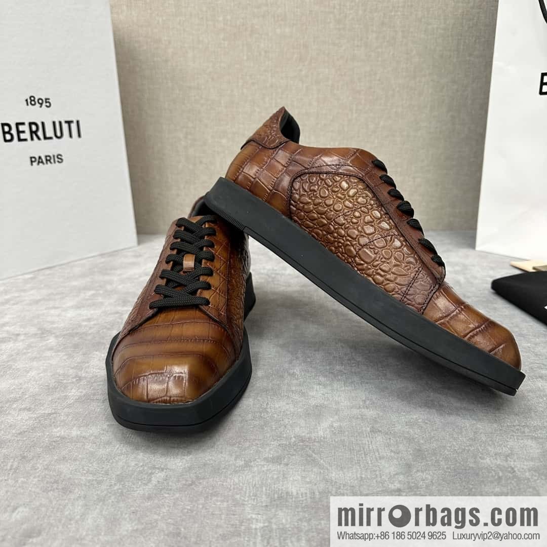 ๐๐Berlut Bruti, Geometric Styling Board Shoes Strike Stellar Casual Shoes Sneakers